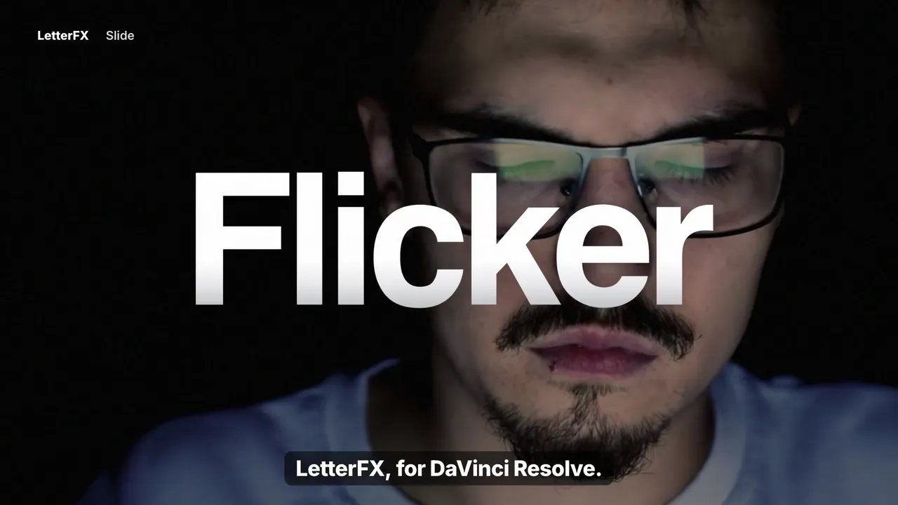 LetterFX preset preview