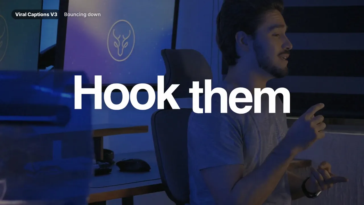 Viral Captions V3 preset preview
